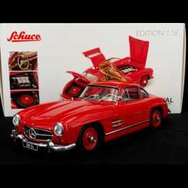 Mercedes-Benz 300 SL Gullwing 1957 Red 1/18 Schuco 450060100