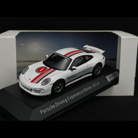Porsche 911 Carrera 4S Aerokit Type 991 Porsche Driver Experience Winter 2014 White 1/43 Spark WAX20130023