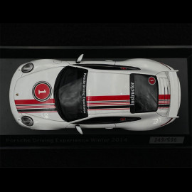 Porsche 911 Carrera 4S Aerokit Type 991 Porsche Driver Experience Winter 2014 White 1/43 Spark WAX20130023