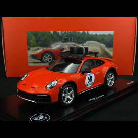 Porsche 911 Dakar Type 992 2023 Cagefighter Tribute Marathon London Sydney 1968 Orange 1/18 Spark WAP0210060SDAK