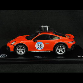 Porsche 911 Dakar Type 992 2023 Cagefighter Tribute Marathon London Sydney 1968 Orange 1/18 Spark WAP0210060SDAK