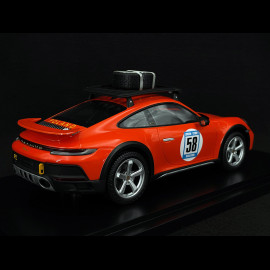 Porsche 911 Dakar Type 992 2023 Cagefighter Tribute Marathon London Sydney 1968 Orange 1/18 Spark WAP0210060SDAK