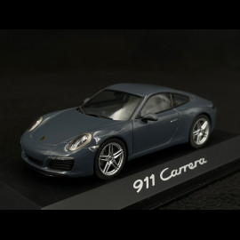Porsche 911 Carrera type 991 phase II 2015 graphite blue 1/43 Herpa WAP0201160G