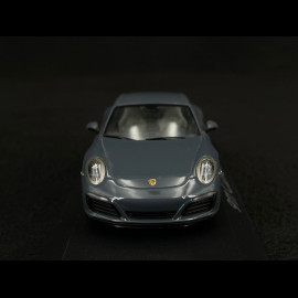 Porsche 911 Carrera type 991 phase II 2015 graphit blau 1/43 Herpa WAP0201160G