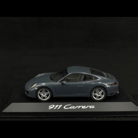 Porsche 911 Carrera type 991 phase II 2015 graphite blue 1/43 Herpa WAP0201160G