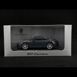 Porsche 911 Carrera type 991 phase II 2015 graphite blue 1/43 Herpa WAP0201160G