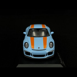 Porsche 911 R type 991 2016 gulf blue orange stripes 1/43 Minichamps 413066262