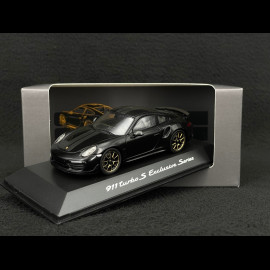Porsche 911 Turbo S Exclusive Series 991 2017 schwarz 1/43 Spark WAP0209050J