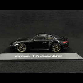 Porsche 911 Turbo S Exclusive Series 991 2017 schwarz 1/43 Spark WAP0209050J