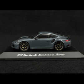 Porsche 911 Turbo S Exclusive Series 991 2017 grey 1/43 Spark WAP0209070J