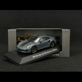 Porsche 911 Turbo S Exclusive Series 991 2017 grey 1/43 Spark WAP0209070J