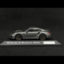 Porsche 911 Turbo S Exclusive Series 991 2017 Achatgrau 1/43 Spark WAP0209050H