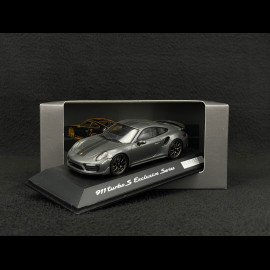 Porsche 911 Turbo S Exclusive Series 991 2017 Achatgrau 1/43 Spark WAP0209050H