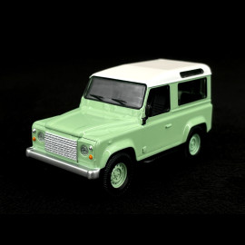 Land Rover Defender 1995 Green / White 1/43 Norev Jet Car 845106