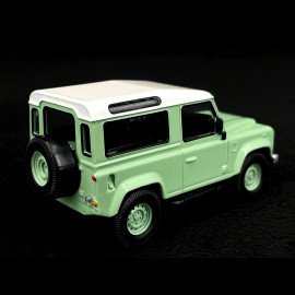 Land Rover Defender 1995 Green / White 1/43 Norev Jet Car 845106