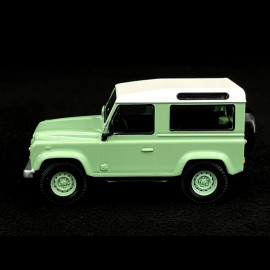 Land Rover Defender 1995 Green / White 1/43 Norev Jet Car 845106