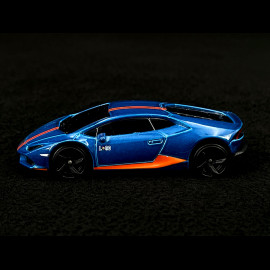 Lamborghini Huracan Premium cars Showbox Blau / Orange 1/59 Majorette 212052790SMO