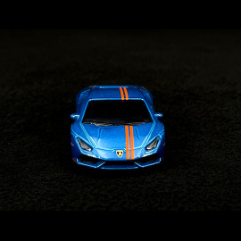 Lamborghini Huracan Premium cars Showbox Blau / Orange 1/59 Majorette 212052790SMO