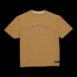 Steve McQueen T-shirt Oversize Varsity Braun SQ242TSM08-005 - Herren