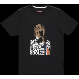 Steve McQueen T-shirt Schwarz SQ242TSM06-005 - Mann