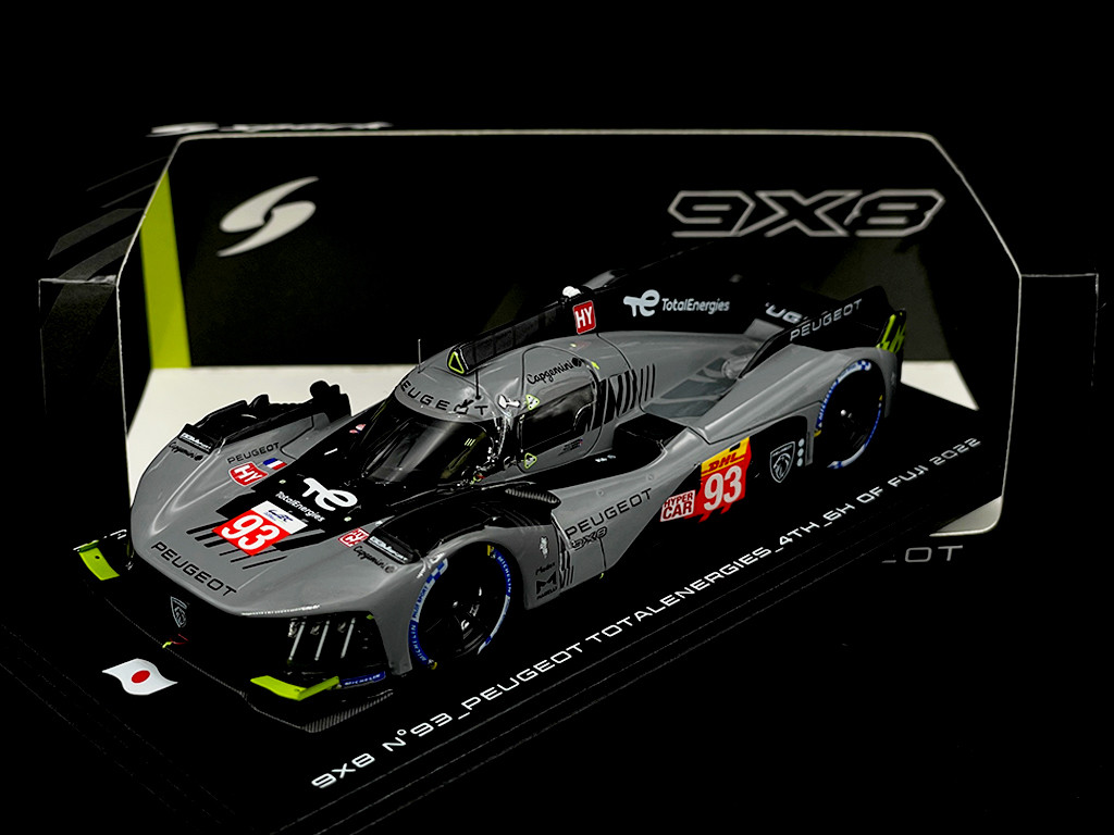 Peugeot 9X8 n° 93 4th 6h Fuji 2022 1/43 Spark SJ105 - Elfershop