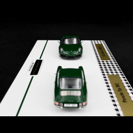 Set 1 000 000 1 Million Porsche 911 1963 - 2017 Irish green 1/43 Spark WAX02400003