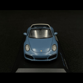 Porsche 991 Targa 4S Exclusive Design Edition 2016 Etna blue ﻿1/43 Spark WAX02020028 