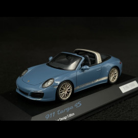 Porsche 991 Targa 4S Exclusive Design Edition 2016 Etna blue ﻿1/43 Spark WAX02020028 