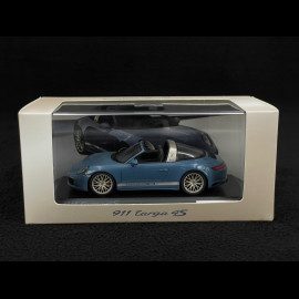 Porsche 991 Targa 4S Exclusive Design Edition 2016 Etna blue ﻿1/43 Spark WAX02020028 