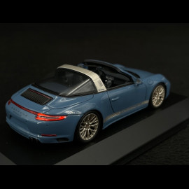 Porsche 991 Targa 4S Exclusive Design Edition 2016 Etna blue ﻿1/43 Spark WAX02020028 