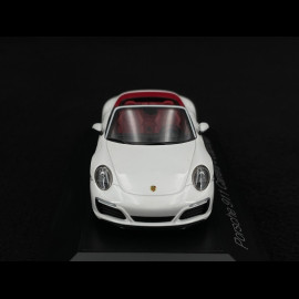 Porsche 911 Carrera 4 Cabriolet Type 991 2016 Weiß 1/43 Herpa 71116