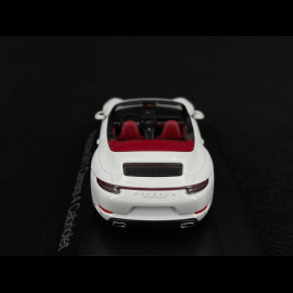 Porsche 911 Carrera 4 Cabriolet Type 991 2016 Weiß 1/43 Herpa 71116