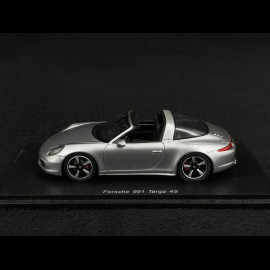 Porsche 991 Targa 4S 2015 silbergrau 1/43 Spark S4934