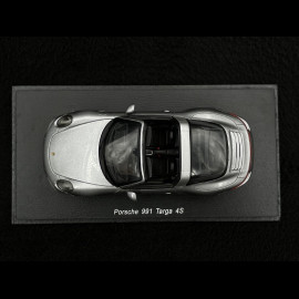 Porsche 991 Targa 4S 2015 silbergrau 1/43 Spark S4934