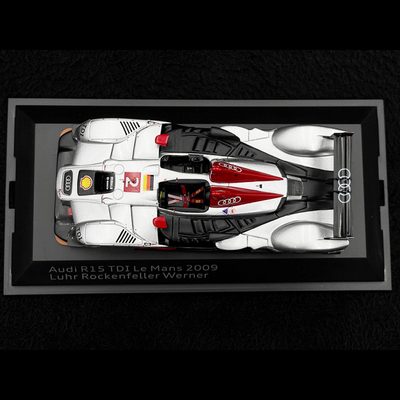 No.2 LM2009 TDI R15 アウディ 1/43 スパーク Audi Winner Dumas R. - Bernhard T. - Rockenfeller M. #9 TDI R15 ミニカー