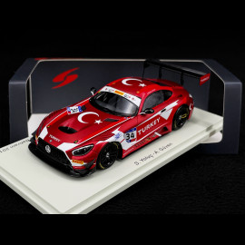 Mercedes-AMG GT3 n° 34 Sieger FIA GT Nations Cup Bahrain 2018 Team Turkey 1/43 Spark S6300