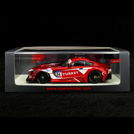 Mercedes-AMG GT3 n° 34 Sieger FIA GT Nations Cup Bahrain 2018 Team Turkey 1/43 Spark S6300