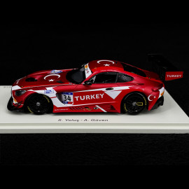 Mercedes-AMG GT3 n° 34 Sieger FIA GT Nations Cup Bahrain 2018 Team Turkey 1/43 Spark S6300