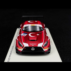 Mercedes-AMG GT3 n° 34 Sieger FIA GT Nations Cup Bahrain 2018 Team Turkey 1/43 Spark S6300