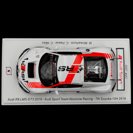 Audi R8 LMS GT3 n° 125 7. 10h Suzuka 2019 1/43 Spark SJ088