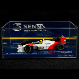 Ayrton Senna McLaren Honda MP4/4 n° 12 World Champion 1988 F1 1/43 Minichamps 540883312