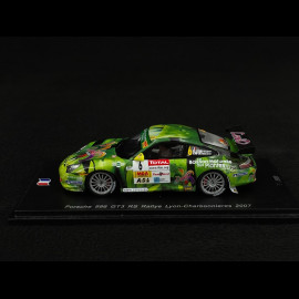 Porsche 911 GT3 RS Type 996 n° 6 Rallye Lyon-Charbonnieres 2007 1/43 Spark SF049