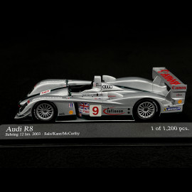 Audi R8 n° 9 12h Sebring 2003 1/43 Minichamps 400031399