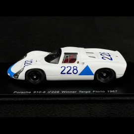 Porsche 910-8 n°228 vainqueur Targa Florio 1967 1/43 Spark S3463