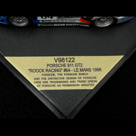 Porsche 911 GT2 Typ 993 Nr 64 Platz 17. 24h Le Mans 1998 Rook Racing 1/43 Vitesse V98122