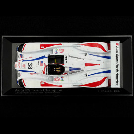 Audi R8 n° 38 ALMS Petit Le Mans 2001 1/43 Minichamps 400010938