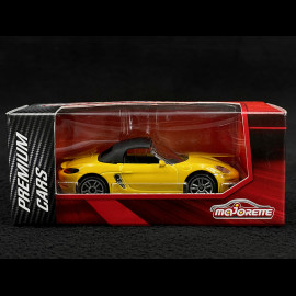 Porsche 718 Boxster Premium cars Showbox Gelb 1/59 Majorette 212052790SMO