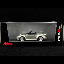 Porsche 911 type 993 Turbo Cabriolet silbergrau metallic 1/43 Schuco 450887900