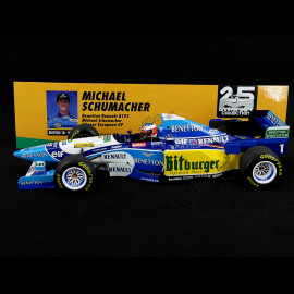 Michael Schumacher Benetton Renault B195 n° 1 Sieger GP Großbritannien 1995 F1 1/18 Minichamps 510953201