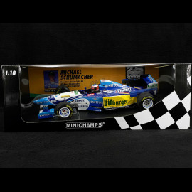 Michael Schumacher Benetton Renault B195 n° 1 Sieger GP Großbritannien 1995 F1 1/18 Minichamps 510953201